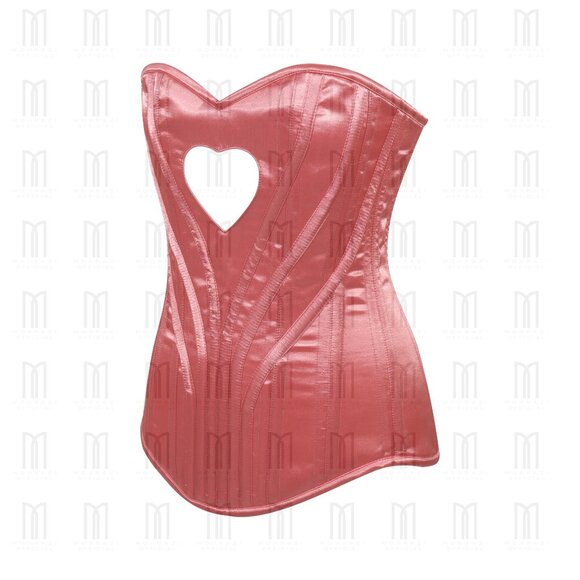 Mohrazi Official Mauve Heavy Boned Overbust Corset | Heart Shape - Picture 2 of 3